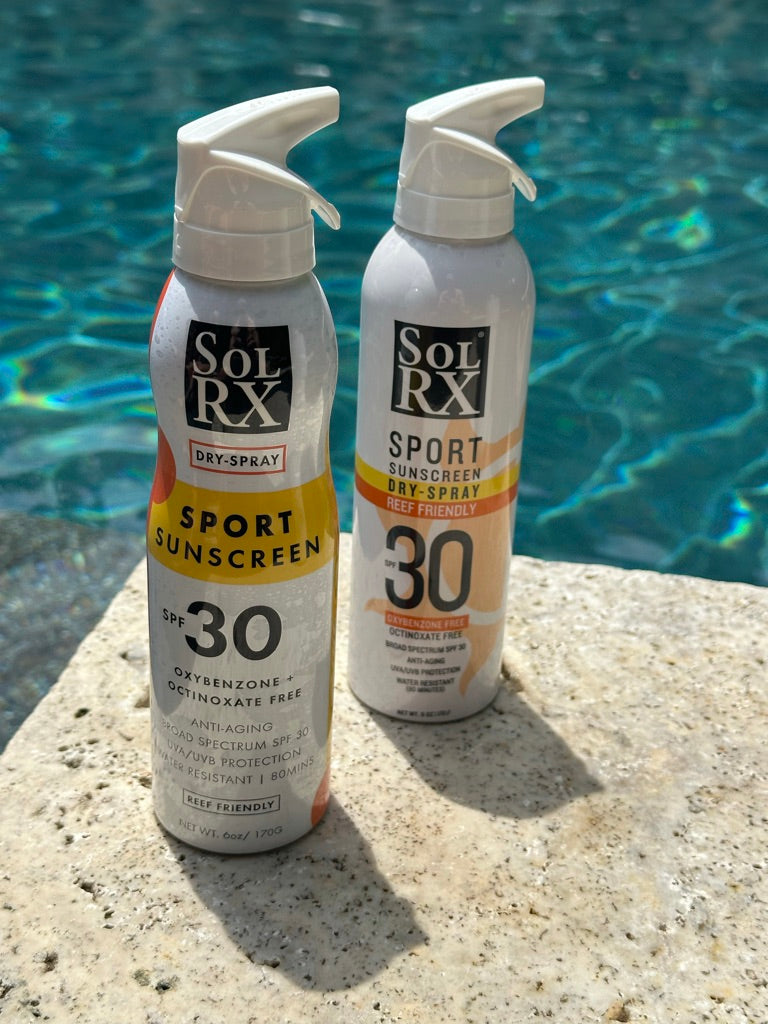 SPORT SPF 30 Sunscreen Continuous Spray | SolRX Sunscreen – ShopSpaFinder